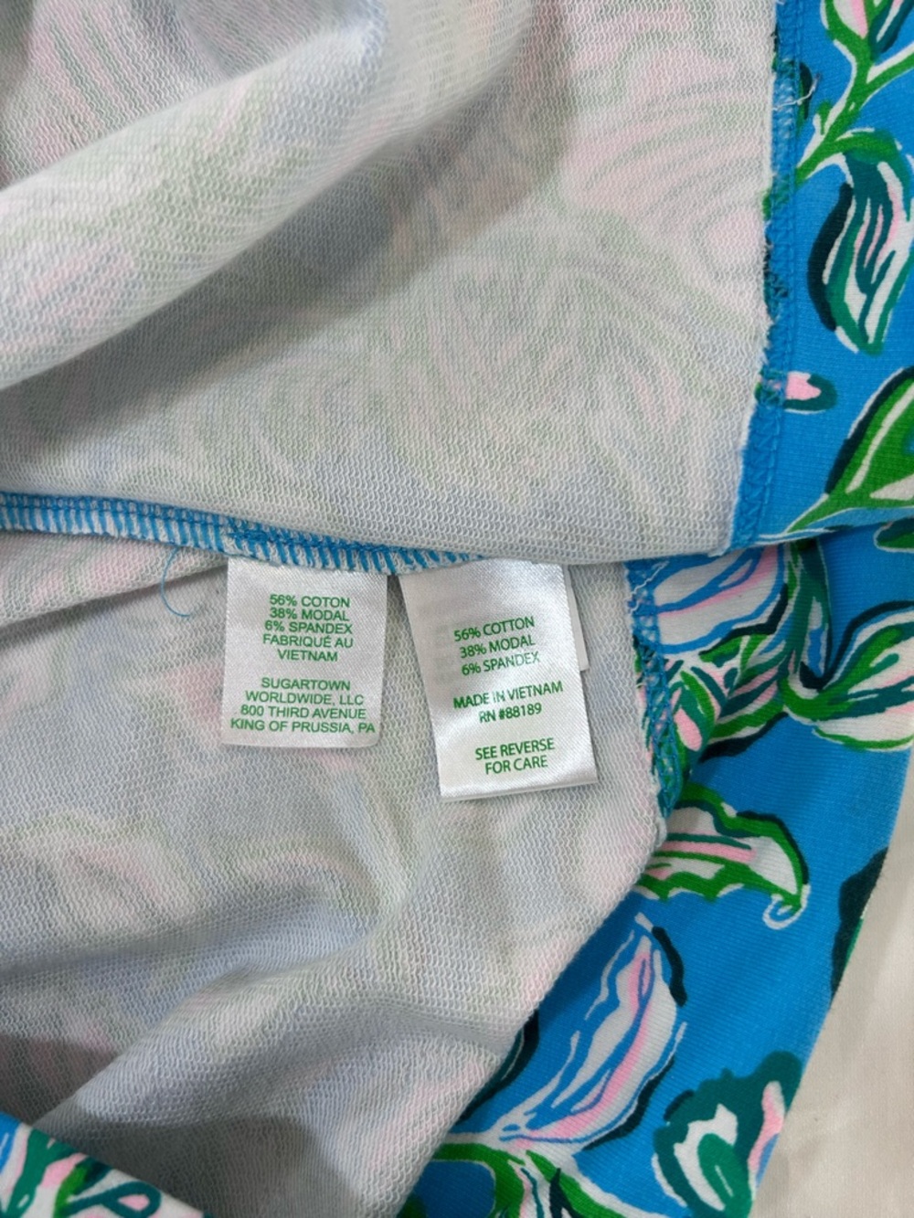 Lilly Pulitzer Harriet Elbow Sleeve Dress in "Cumulus Blue Chick Magnet" S - Picture 11 of 14